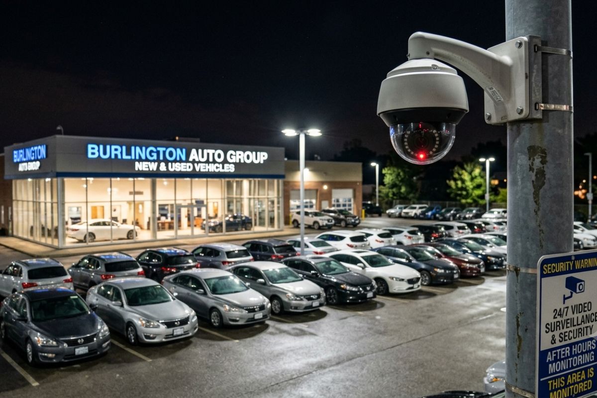 How Burlington Car Dealerships Are Using After-Hours Video Surveillance to Deter Crime
